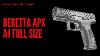 Beretta Apx A1 Full Size New Improved Unboxing U0026 1st Shots 2022