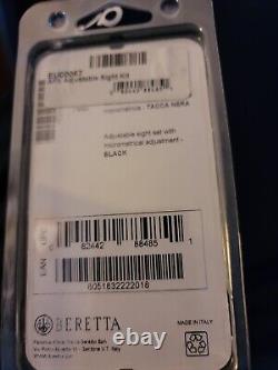 Beretta Apx Kit De Vue Réglable De La Fibre Optique À Deux Points Blancs (eu00067)