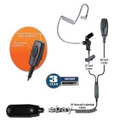 Écouteur Klein Patriot 2 fils QD pour radios Motorola APX XPR TRBO