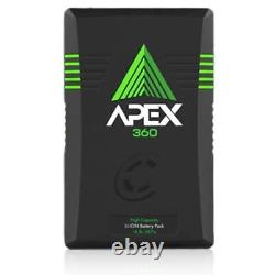 Ensemble de démarrage Core SWX 2 x Batteries APEX V-Mount avec Chargeur Double APEX