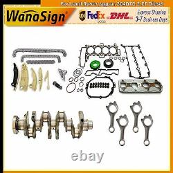 Ensemble de joint de culasse de chaîne de distribution de vilebrequin pour Land Rover Jaguar 204DTD 2.0T Diesel