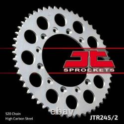 Honda CB250 RSD-C, L 82-84 Kit de chaîne X-Ring doré Tsubaki RQ2 et pignons JT