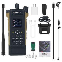KIT DE RADIO TRANSCEIVER DUAL BAND HAMGEEK APX-8000 12W WALKIE TALKIE DUAL PTT pe66