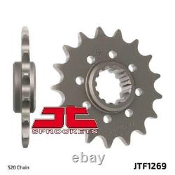 Kit chaîne Tsubaki Alpha Gold X-Ring 520 et pignon JT pour Honda CBR600RR 03-06