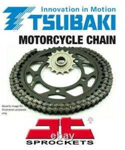 Kit de chaîne Tsubaki Gamma Non O-Ring et pignons JT pour Suzuki APX50 Auto 85-89