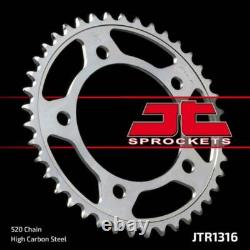 Kit de chaîne Tsubaki RQ2 Gold X-Ring et pignons JT pour Honda NC750 J Vultus 15-17