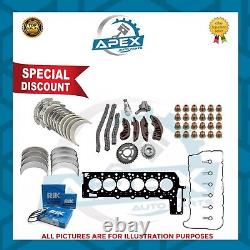 Kit de chaîne de distribution Bmw N57 D30 + pièces de moteur 3.0 Diesel Série 3 & 7 Tout neuf