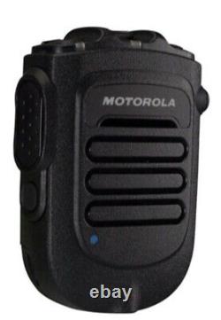 Kit de microphone de haut-parleur à distance sans fil Motorola Solutions RLN6554 RLN6554A avec double chargeur