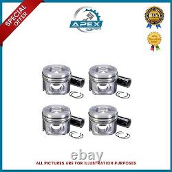 Kit de reconstruction de moteur comprenant vilebrequin, pistons et AJ200 204dtd 2.0 Diesel pour Land Rover Jaguar.