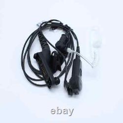 Kit de surveillance Motorola PMLN6129A à 2 fils avec tube translucide clair noir APX XPR