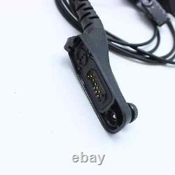Kit de surveillance Motorola PMLN6129A à 2 fils avec tube translucide clair noir APX XPR