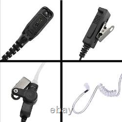 Lot de 5 écouteurs avec microphone et casque PTT compatibles avec les radios SRX2200, APX8000 et APX7000.