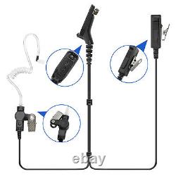 Lot de 5 écouteurs avec microphone et casque PTT compatibles avec les radios SRX2200, APX8000 et APX7000.