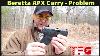 Problème Avec Le Beretta Apx Carry Handgun Thefirearmguy
