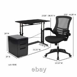 Travail De La Maison Kit Bureau D'ordinateur Réglable, Ergonomic Mesh Bureau Chaise & Loc
